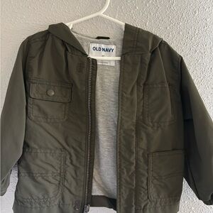 Old Navy Kids Dark Green Raincoat